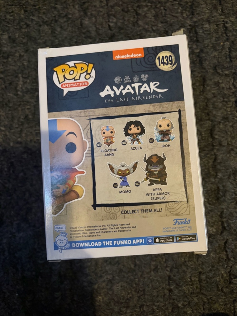 NIB Funko pop the last airbender floating aang #1439 - Picture 3 of 3
